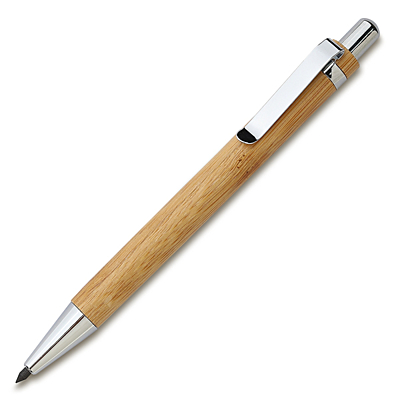 LAKIMUS věčné pero/tužka bez tuhy z bambusu v obalu, béžová