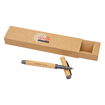 MACHINO pero z bambusu v krabičke, béžová