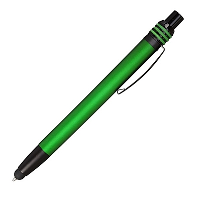 TAMPA kuličkové pero se stylusem, zelená