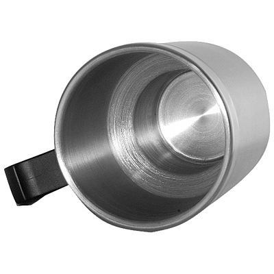 AUTO STEEL MUG thermo mug 450 ml with car charging,  silver/black