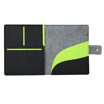 ECO TAB felt tablet cover,  grey/green