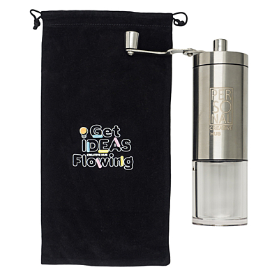 AROMA coffee grinder, silver
