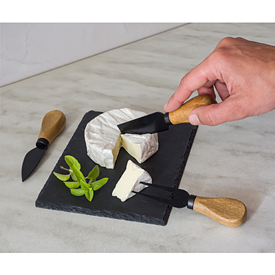 QUESO cheese set, beige