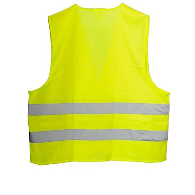 SAFETY L reflective vest,  yellow
