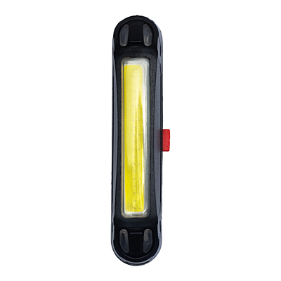 UTRECHT USB rechargeable bicycle flashlight, black
