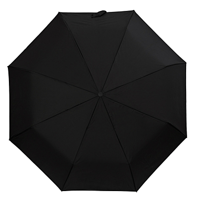 GRANTON automatický deštník s dřevěnou rukojetí, černá