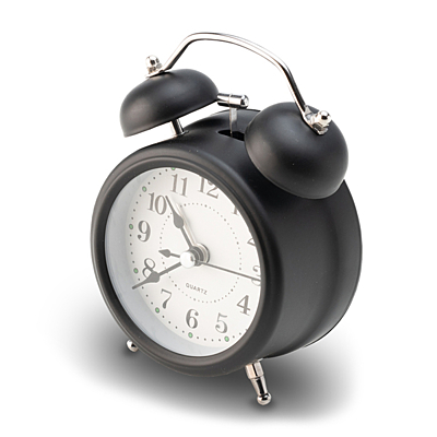 RETRO retro alarm clock, black
