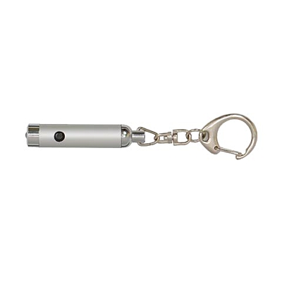 TOPO LED key ring with lamp,  silver