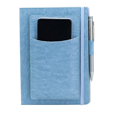 SAVONA zápisník s odnímatelnou magnetickou kapsou, modrá