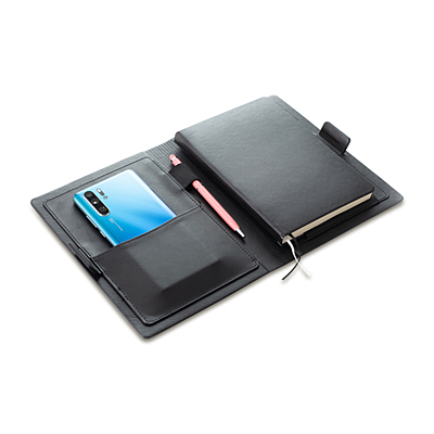 SANNAT organizer with notebook, black