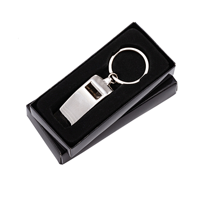 WHISTLE RING key ring,  silver