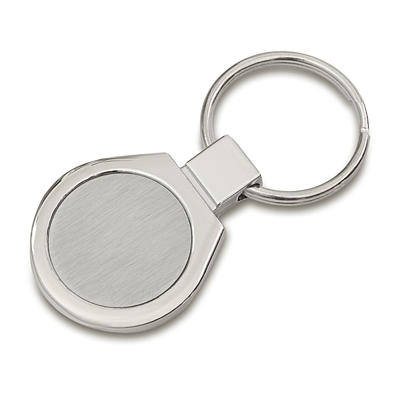 METAL PROMO kovový přívěsek na klíče, stříbrná