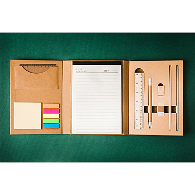 SUSTAIN office set with notepad, beige