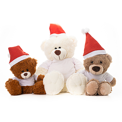 XMAS OSO christmas cuddly bear, brown