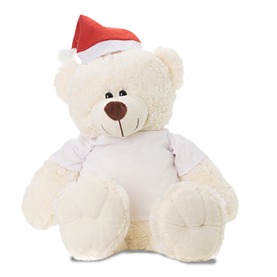 XMAS BUBU very big Christmas teddy bear, ecru